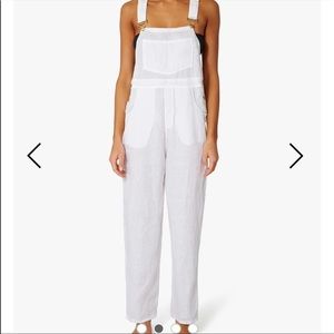 WeWoreWhat Linen overalls - S